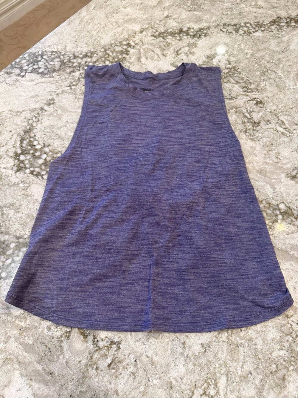 lululemon athletica Heathered Purple Trapeze Tank